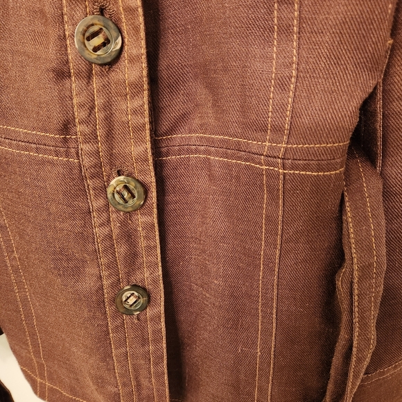 Vintage Zara Button Down Belted Jacket - size medium - Picture 6 of 14